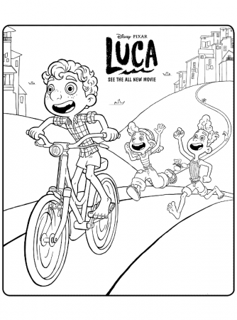 Kids-n-fun.com | Coloring page Luca Luca pixar
