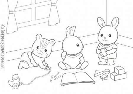 Calico Critter - Coloring Pages for Kids and for Adults