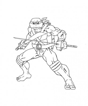 13 Pics of Leonardo Ninja Turtle Coloring Pages Drawings ...