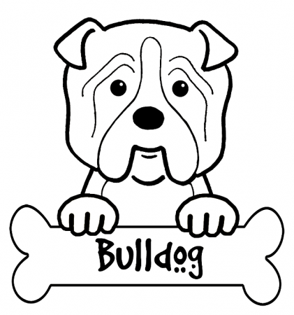 10 Pics of English Bulldog Puppies Coloring Pages - English ...