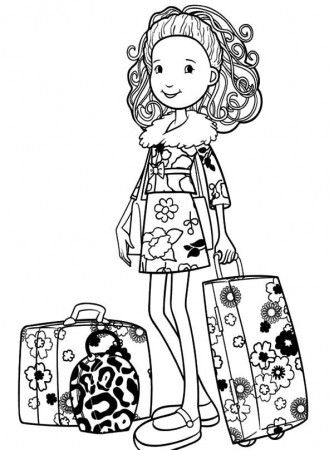 Groovy Girls Going to Travel Coloring Pages - Free & Printable ...