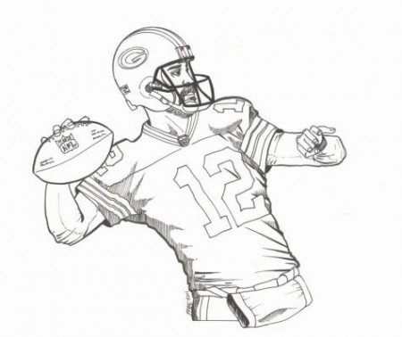 Green Bay Packers Coloring Page - Coloring Home