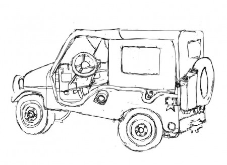 12 Pics of Jeep Coloring Page Cartoon - Suzuki Jeep Coloring Page ...