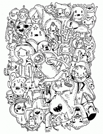 Adventure Time Coloring Pages For Kids Cartoon Coloring Pages Of ...