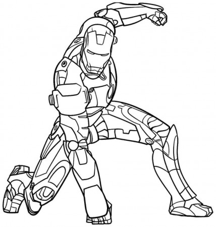 Iron Man Colouring Pages To Print - High Quality Coloring Pages