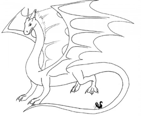 Flying Dragon Coloring Pages | Forcoloringpages.com