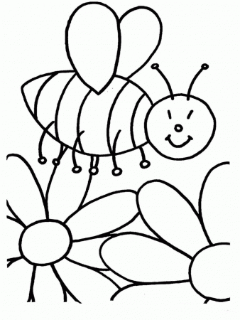 Images Printable Coloring Pages For Kids Flowers Free Printable ...
