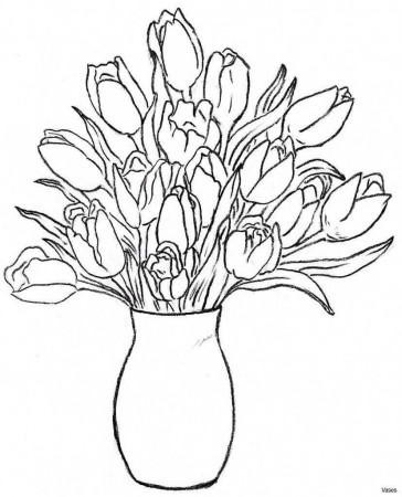Flower Pot Coloring Page Flower Pot Coloring Page Elegant Flower ...