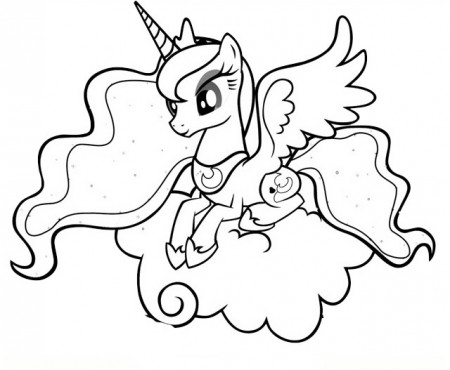 Princess Luna Coloring Pages - Best Coloring Pages For Kids