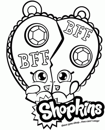 Chelsea charm coloring page for girls Shopkins