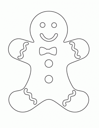 Download Kids Gingerbread Man Coloring Pages Christmas Or Print 