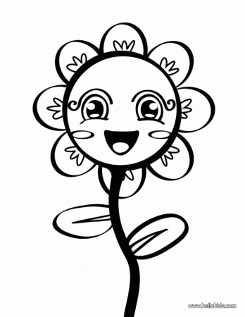 Beautiful Flower Coloring Pages Coloring Book Area Best Source 