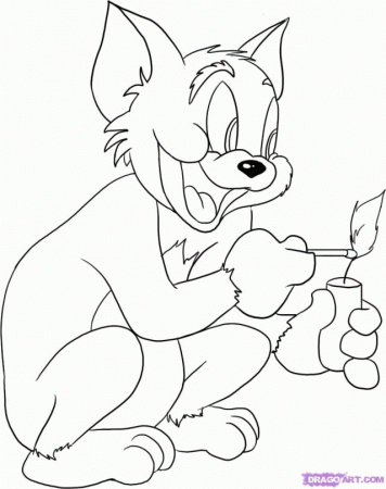 Tom And Jerry Free Coloring Pages Free Coloring Pages For Kids 