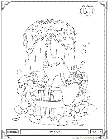 Coloring Pages Dumbo Coloring Page 08 (Cartoons > Dumbo) - free 