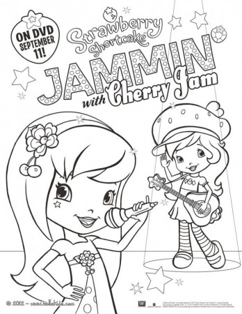 Strawberry Shortcake Princess Coloring Pages | 99coloring.com