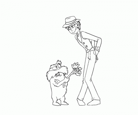 13 The Lorax Coloring Page