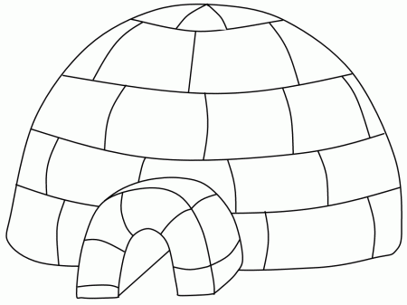 Inuit Igloo Countries Coloring Pages & Coloring Book