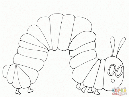 Very Hungry Caterpillar Butterfly Coloring Page Id 76303 126429 