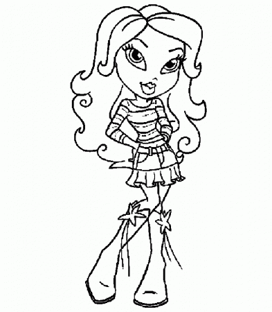 Coloring Pages Bratz | Free coloring pages for kids