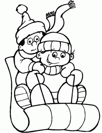 Winter Coloring Pages Free | Coloring Pages