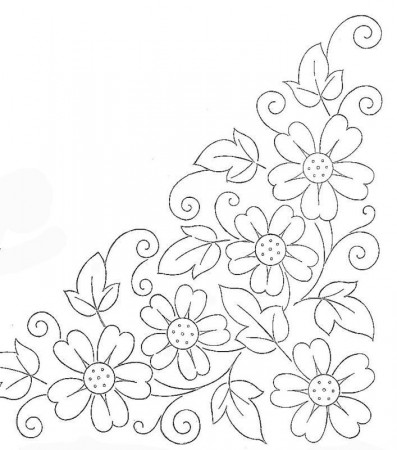 borders flower embroidery or redwork | Designs