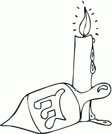 hannukah Colouring Pages