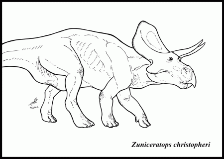Triceratops horridus by ~zakafreakarama