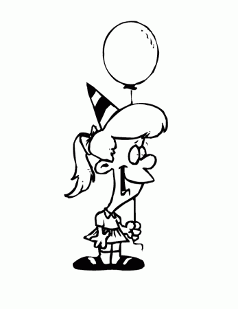 Coloring Pages: birthday balloon coloring page birthday balloon 