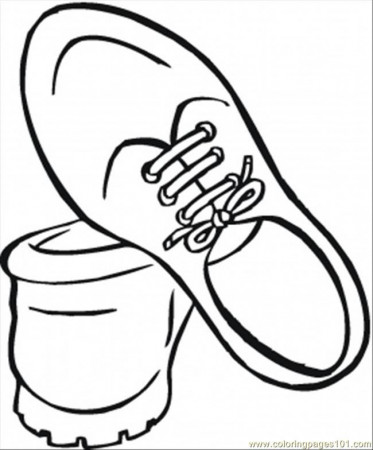 Coloring Pages Shoes For Men (Entertainment > Shoes) - free 