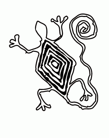 day gecko Colouring Pages