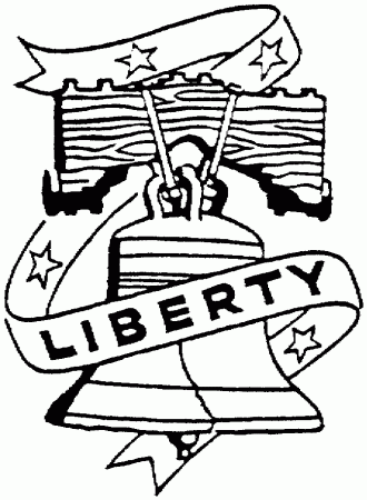 FAA Printables...Liberty Bell..Coloring Page