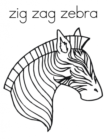 cartoon zebras Colouring Pages (page 2)