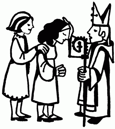Sacrament of Confirmation coloring page | Sacrament of Confirmation