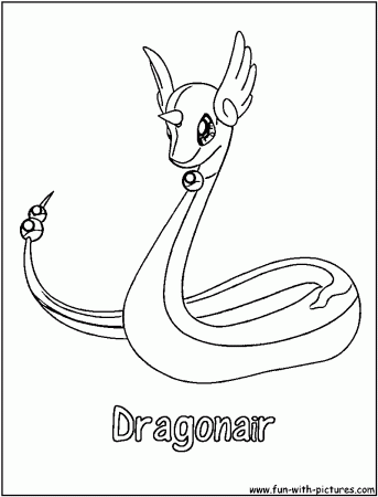 Dragonair Coloring Page