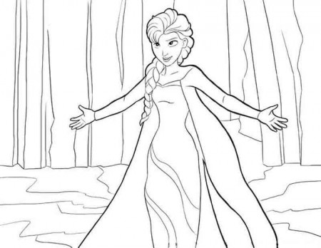 Elsa Coloring Pages (Free and Printable) | Featured Animation