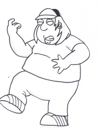Chris Griffin Family Guy Coloring Pages Sketch Coloring Page