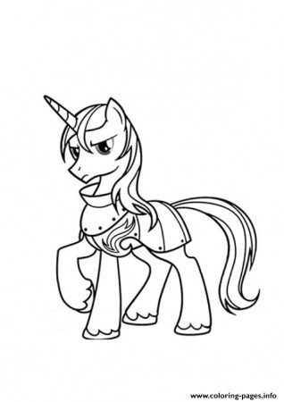 Print A Shining Armor my little pony Coloring pages