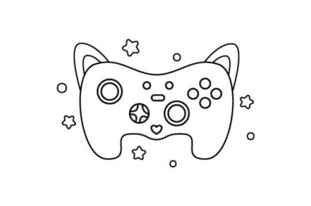 Game Controller, Kawaii - for Girls SVG Cut file by Creative Fabrica Crafts  · Creative Fabrica