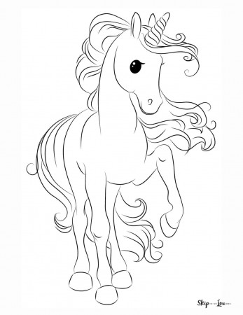 15 Magical Unicorn Coloring Pages {Print for Free} | Skip To My Lou