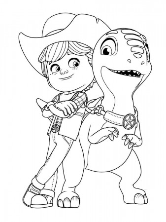 Dino Ranch coloring pages