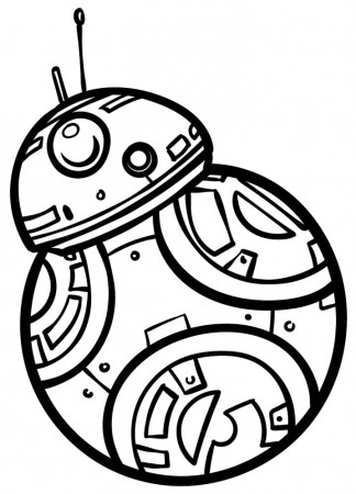BB-8 Free Printable Coloring Page - Free Printable Coloring Pages for Kids