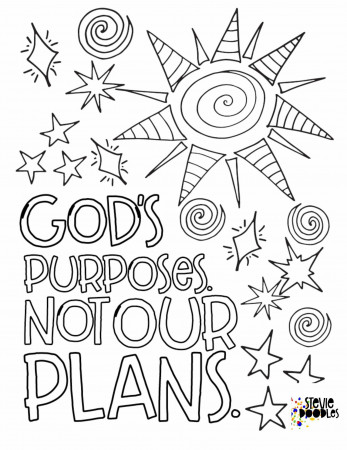 4 Free Coloring Pages - Experiencing God Unit 2 — Stevie Doodles | Bible  verse coloring page, Scripture coloring, Quote coloring pages