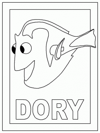 8 Pics of Nemo Dory Coloring Pages - Finding Nemo Coloring Pages ...