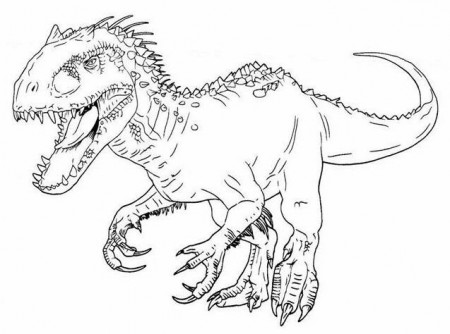 Indominus Rex Coloring Pages - Learny Kids