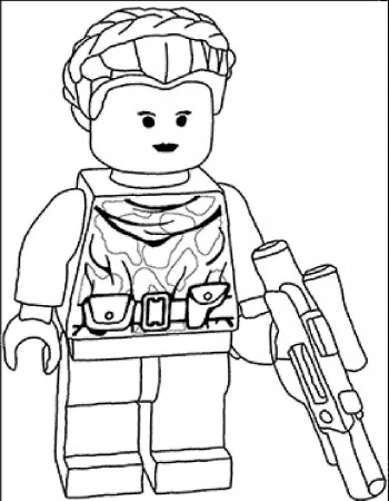 Star Wars Coloring Pages Boba Fett Lego Star Wars Coloring Pages ...