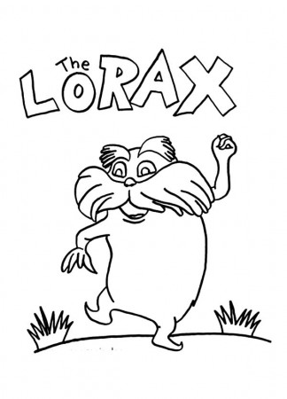 The Lorax the Guardian of the Forest Coloring Pages | Coloring Sun