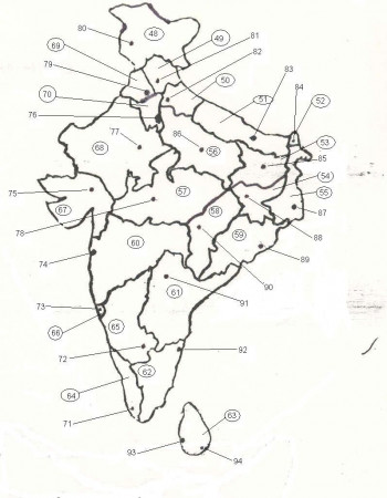 India States Map Coloring Pages Sketch Coloring Page