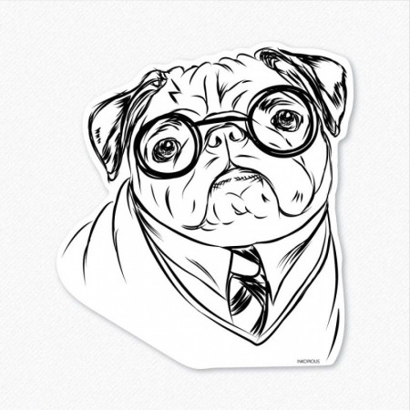 Pugs Coloring Pages - Coloring Page