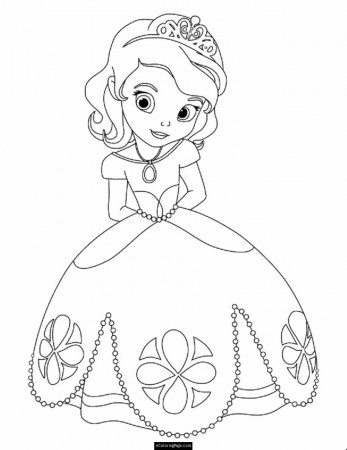 Disney Sofia the First Printable Coloring Page | eColoringPage.com ...