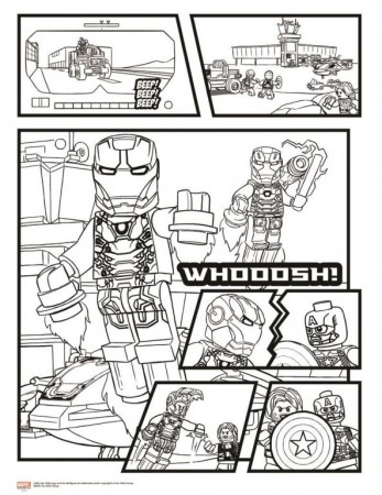 Kids-n-fun.com | Coloring page Lego Marvel Avengers Avengers ...